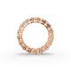 Round Shape Diamond Eternity Bands in Gold