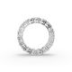 Round Shape Diamond Eternity Bands in Gold