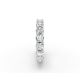Round Shape Diamond Eternity Bands in Gold