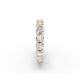 Round Shape Diamond Eternity Bands in Gold
