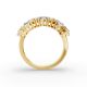 Pear Shape Diamond Anniversary Band in Gold