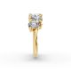 Pear Shape Diamond Anniversary Band in Gold