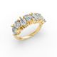 Pear Shape Diamond Anniversary Band in Gold