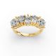 Pear Shape Diamond Anniversary Band in Gold