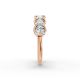 Cushion Shape Diamond Anniversary Band in Gold
