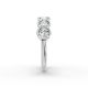 Cushion Shape Diamond Anniversary Band in Gold
