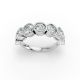 Round Shape Diamond Anniversary Band in Gold