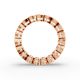 Round Shape Diamond Eternity Bands in Gold
