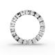 Round Shape Diamond Eternity Bands in Gold