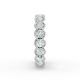 Round Shape Diamond Eternity Bands in Gold