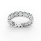 Round Shape Diamond Eternity Bands in Gold