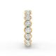 Round Shape Diamond Eternity Bands in Gold