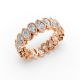 Pear Shape Diamond Eternity Bands in Gold