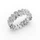 Pear Shape Diamond Eternity Bands in Gold