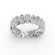 Pear Shape Diamond Eternity Bands in Gold