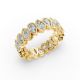 Pear Shape Diamond Eternity Bands in Gold