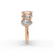 Pear Shape Diamond Anniversary Band in Gold
