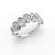 Pear Shape Diamond Anniversary Band in Gold