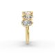 Pear Shape Diamond Anniversary Band in Gold