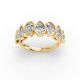 Pear Shape Diamond Anniversary Band in Gold