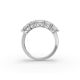Princess Shape Diamond Anniversary Band in Gold