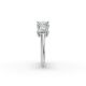 Princess Shape Diamond Anniversary Band in Gold