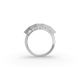 Princess Shape Diamond Anniversary Band in Gold