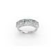 Princess Shape Diamond Anniversary Band in Gold