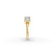 Princess Shape Diamond Anniversary Band in Gold