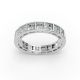 Princess Shape Diamond Eternity Bands in Gold