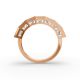Princess Shape Diamond Anniversary Band in Gold
