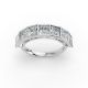 Princess Shape Diamond Anniversary Band in Gold