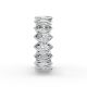 Marquise Shape Diamond Eternity Bands in Gold