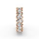 Pear Shape Diamond Eternity Bands in Gold