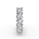 Pear Shape Diamond Eternity Bands in Gold
