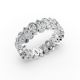 Pear Shape Diamond Eternity Bands in Gold