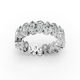 Pear Shape Diamond Eternity Bands in Gold
