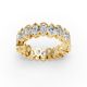 Pear Shape Diamond Eternity Bands in Gold