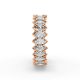 Marquise Shape Diamond Eternity Bands in Gold