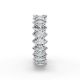 Marquise Shape Diamond Eternity Bands in Gold