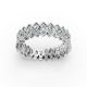 Marquise Shape Diamond Eternity Bands in Gold