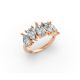 Pear Shape Diamond Anniversary Band in Gold