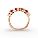 Pear Shape Diamond Anniversary Band in Gold