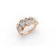 Pear Shape Diamond Anniversary Band in Gold