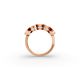 Pear Shape Diamond Anniversary Band in Gold
