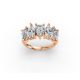 Pear Shape Diamond Anniversary Band in Gold