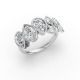Pear Shape Diamond Anniversary Band in Gold