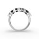 Pear Shape Diamond Anniversary Band in Gold