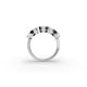 Pear Shape Diamond Anniversary Band in Gold