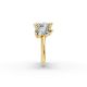 Pear Shape Diamond Anniversary Band in Gold